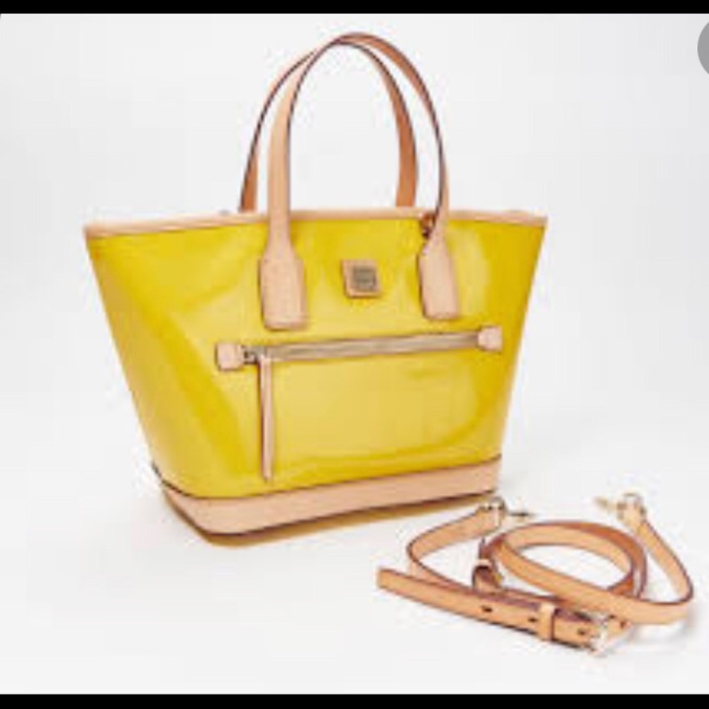 Dooney & Bourke Patent Leather Convertible Tote